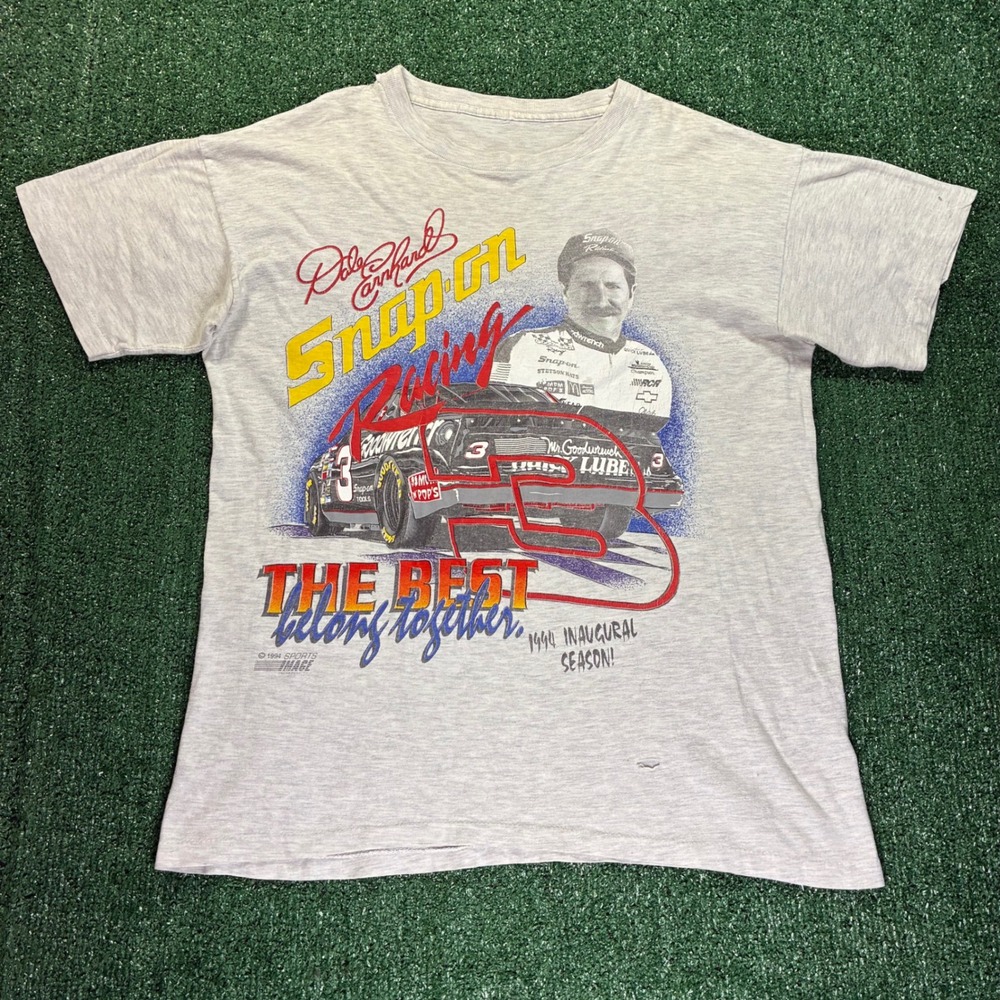 Vintage 90s Dale Earnhardt Snap-On Racing T-shirt‎